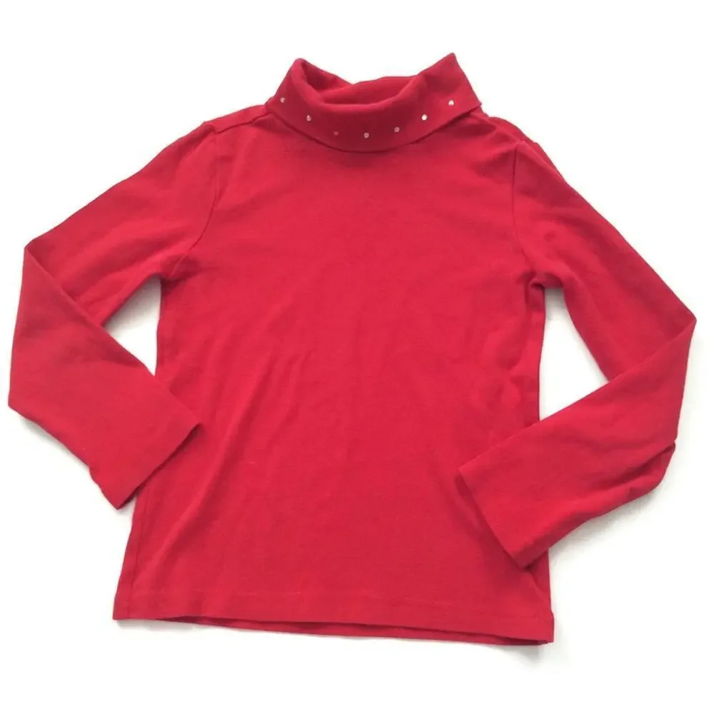 Red Gymboree turtleneck 5T